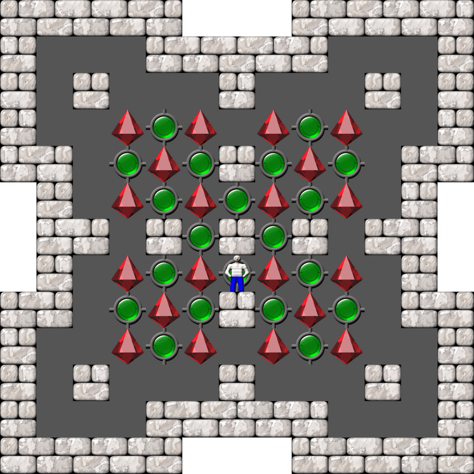 Sokoban Sasquatch 06 Arranged level 11